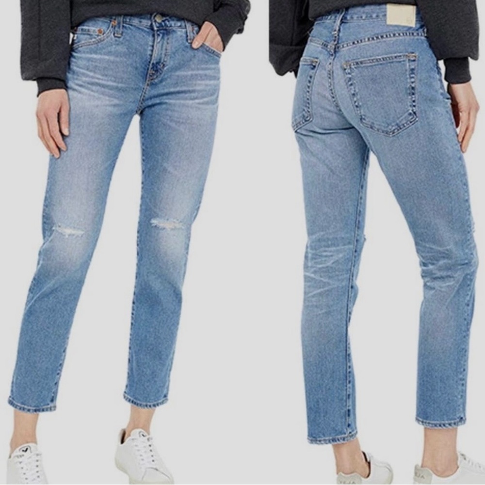 AG Adriano Goldschmied Distressed Ex-Boyfriend Slim Jean